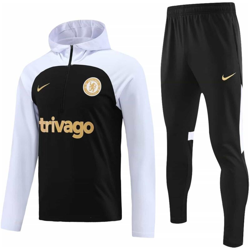 Mens Chelsea Hoodie Training Suit 2023/24