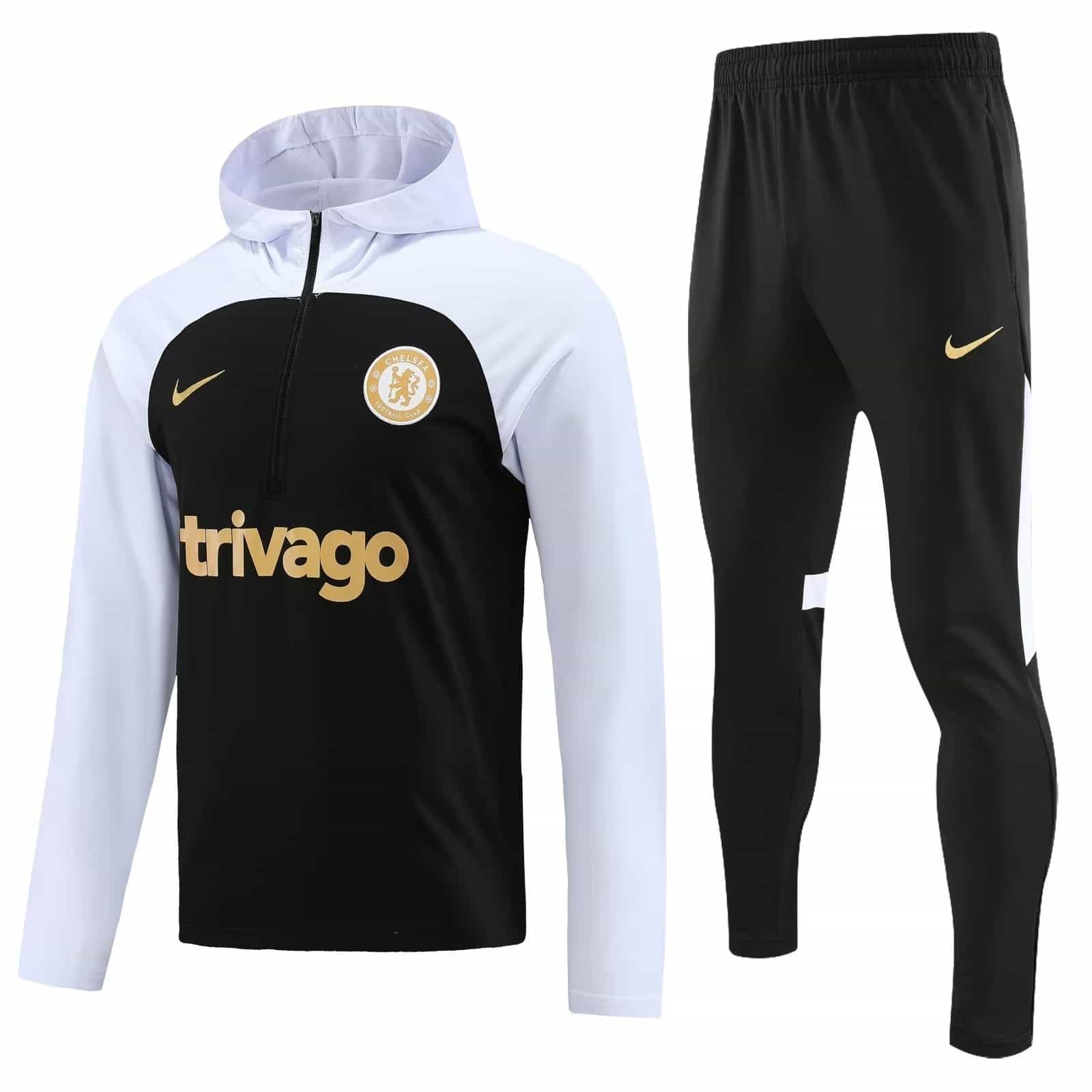Mens Chelsea Hoodie Training Suit 2023/24