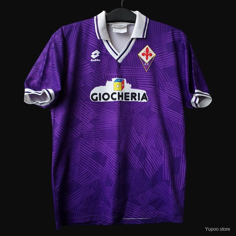 Retro Fiorentina Home Jersey 91/92