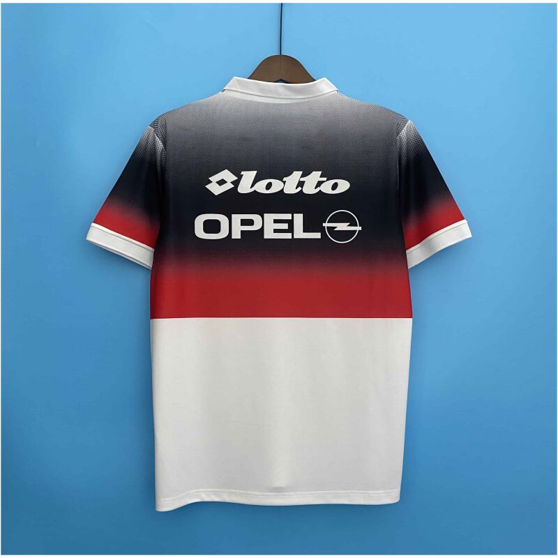Retro AC Milan away White soccer jersey 1996/97