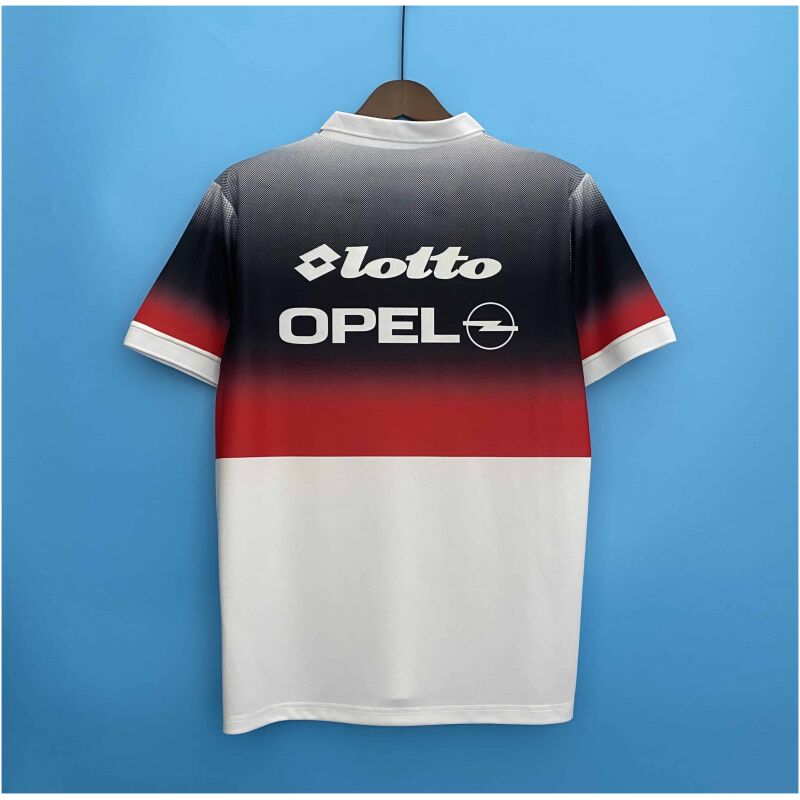 Retro AC Milan away White soccer jersey 1996/97