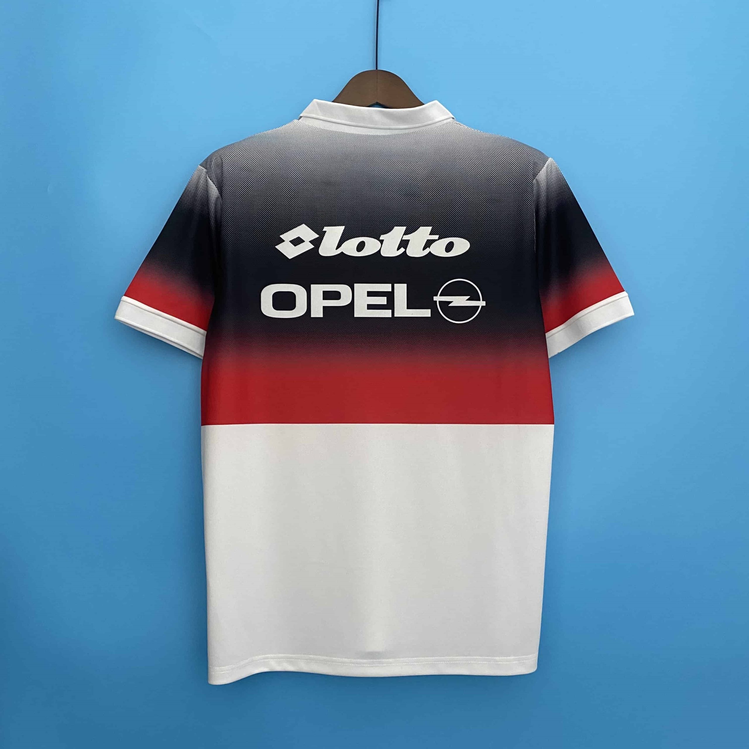 Retro AC Milan away White soccer jersey 1996/97