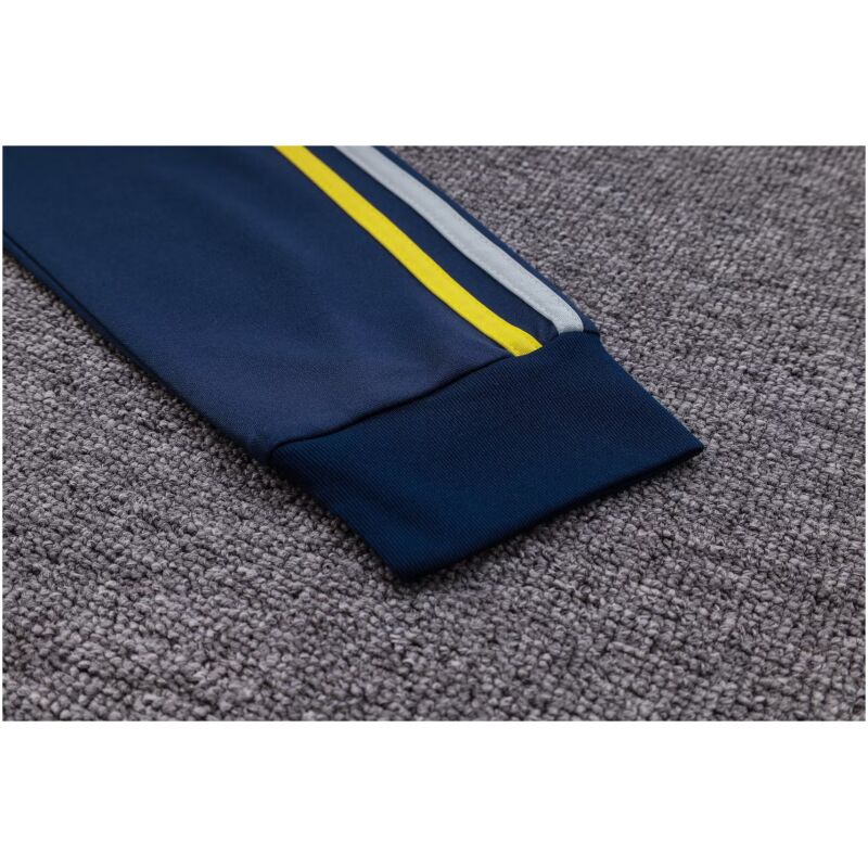 Mens Real Madrid Training Suit Crew Neck Salvia Blue 2023/24