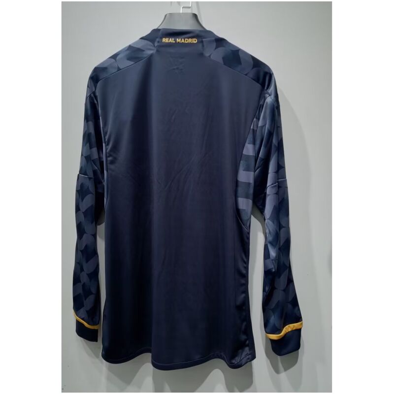 Mens Real Madrid Away Jersey Long Sleeve 2023/24