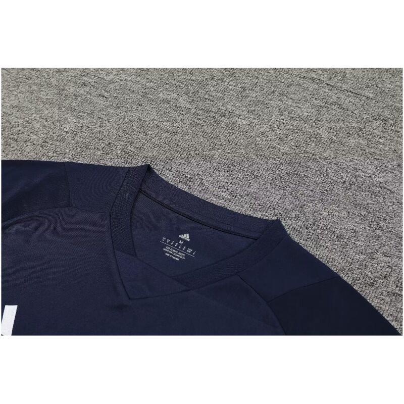 Mens Real Madrid Short Training Suit Deep Blue 2023/24