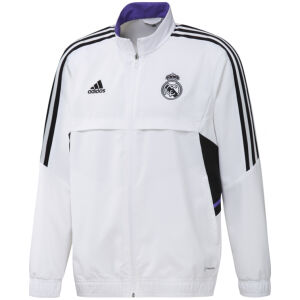 Real Madrid Allwetter-Windrunnerjacke für Herren, Weiß, 2023/24