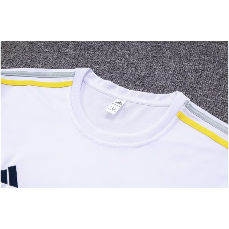 Mens Real Madrid Training Suit Crew Neck White 2023/24