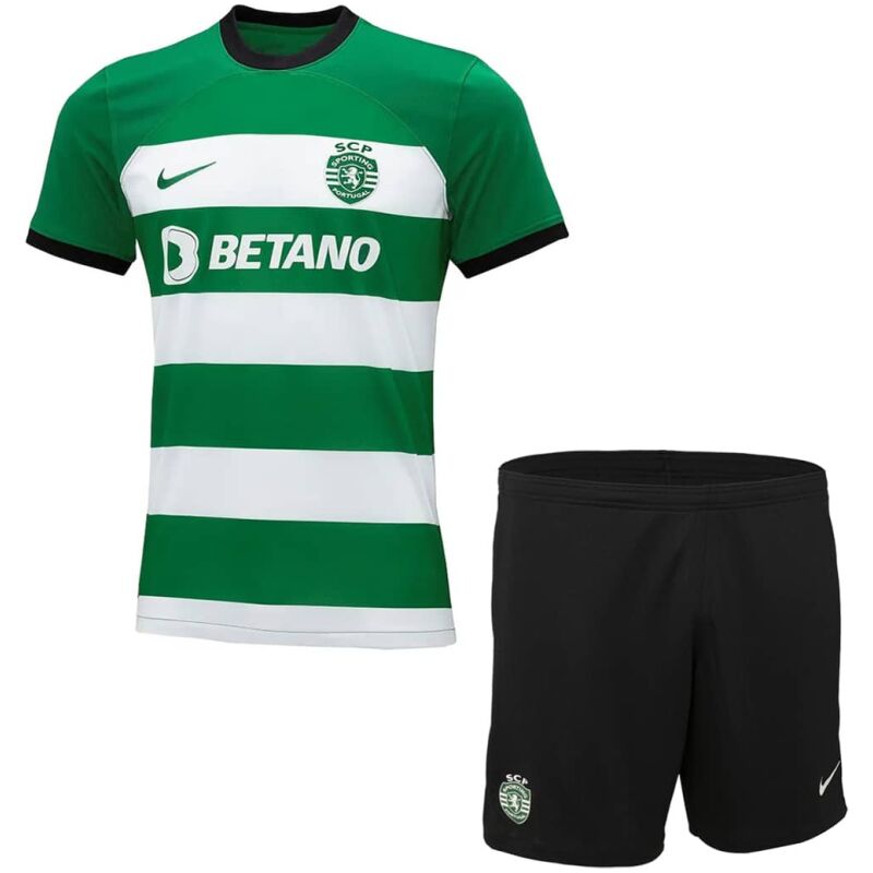 Kids Sporting Portugal Home Jersey 2023/24