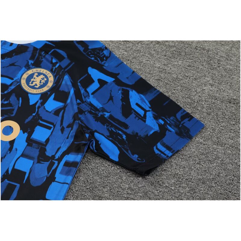 Mens Chelsea Short Training Suit Blue 2023/24