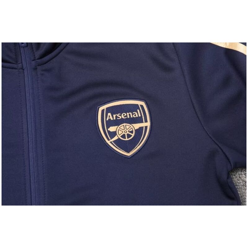 Mens Arsenal Jacket + Pants Training Suit Salvia Blue 2023/24