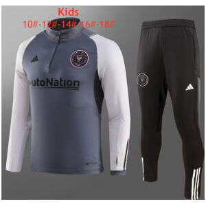 Kids Inter Miami C.F. Training Suit Grey 2023/24