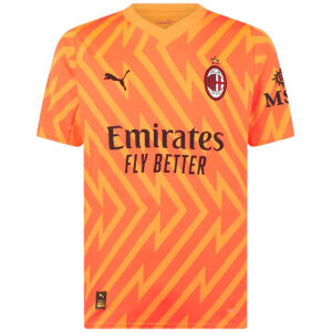 Mens AC Milan Goalkeepr Orange Jersey 2023/24