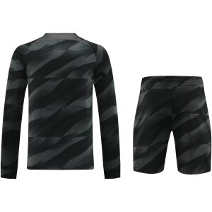 Mens PSG Goalkeeper Black Suit Long Sleeve 2023/24