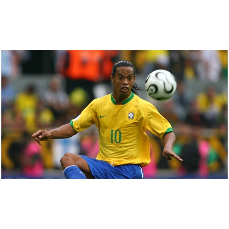 Mens Brazil Retro Home Jersey 2006