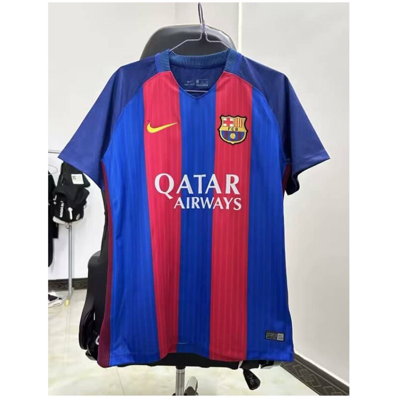 Mens Barcelona Retro Home Jersey 2016/17