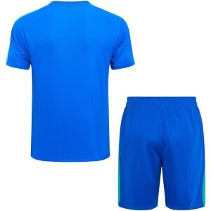 Mens Barcelona Short Training Suit Blue 2023/24