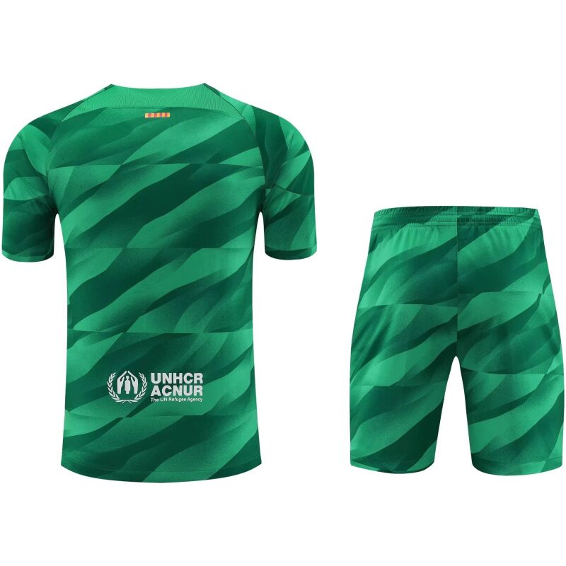 Mens Barcelona Goalkeeper Green Suit 2023/24
