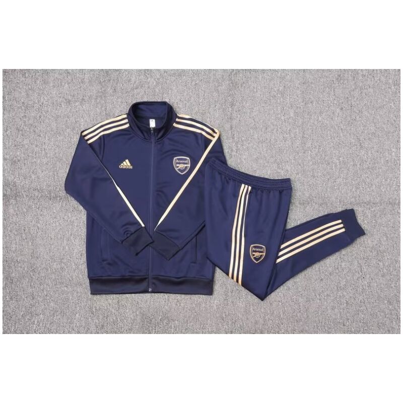 Mens Arsenal Jacket + Pants Training Suit Salvia Blue 2023/24