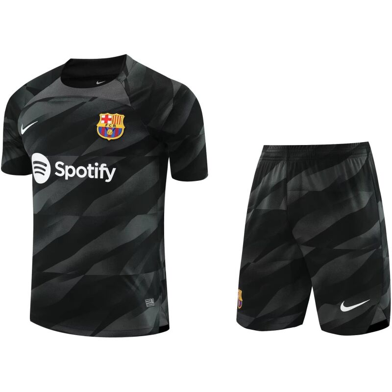Mens Barcelona Goalkeeper Black Suit 2023/24