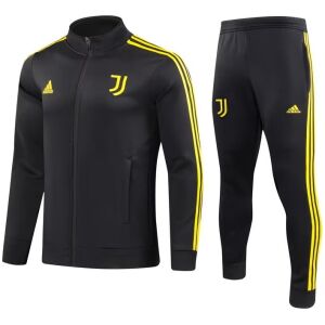 Mens Juventus Jacket + Pants Training Suit Black II 2023/24