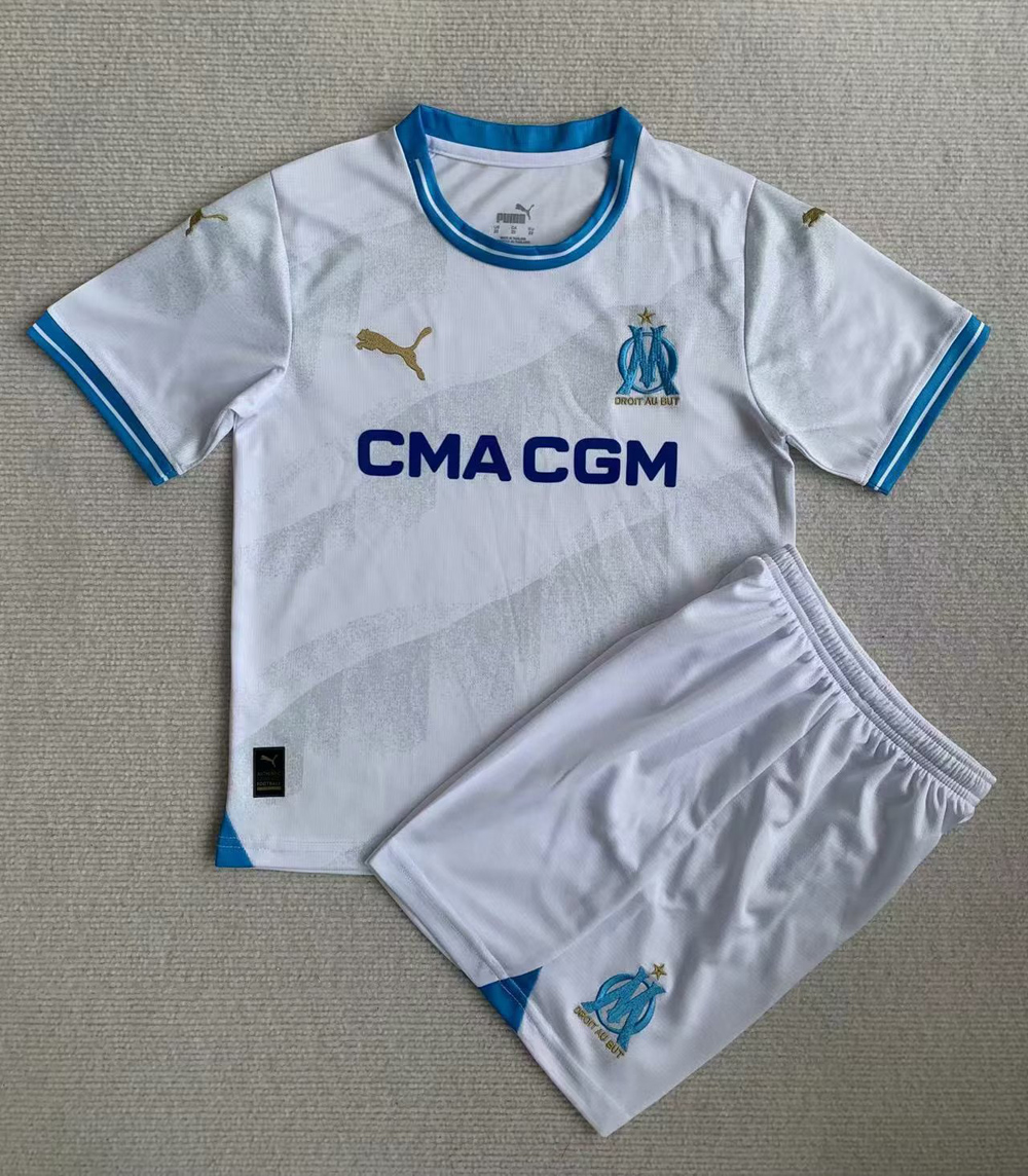 Kids Olympique Marseille Home Jersey 2023/24