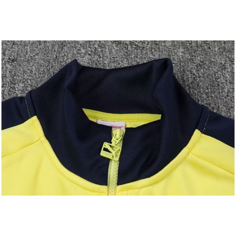 Mens Manchester City Jacket + Pants Training Suit Canary 2023/24