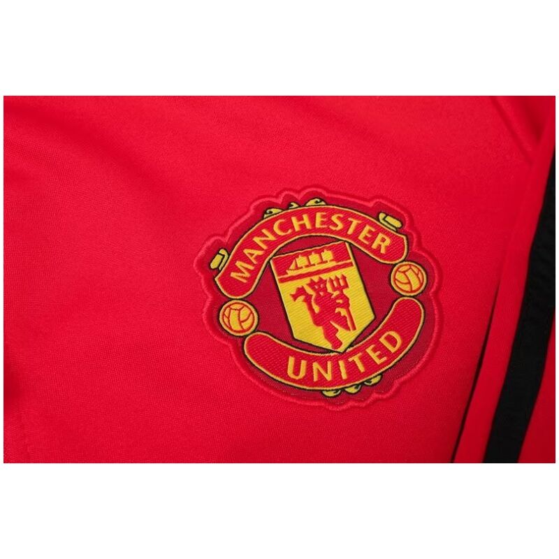 Mens Manchester United Jacket + Pants Training Suit Red 2023/24