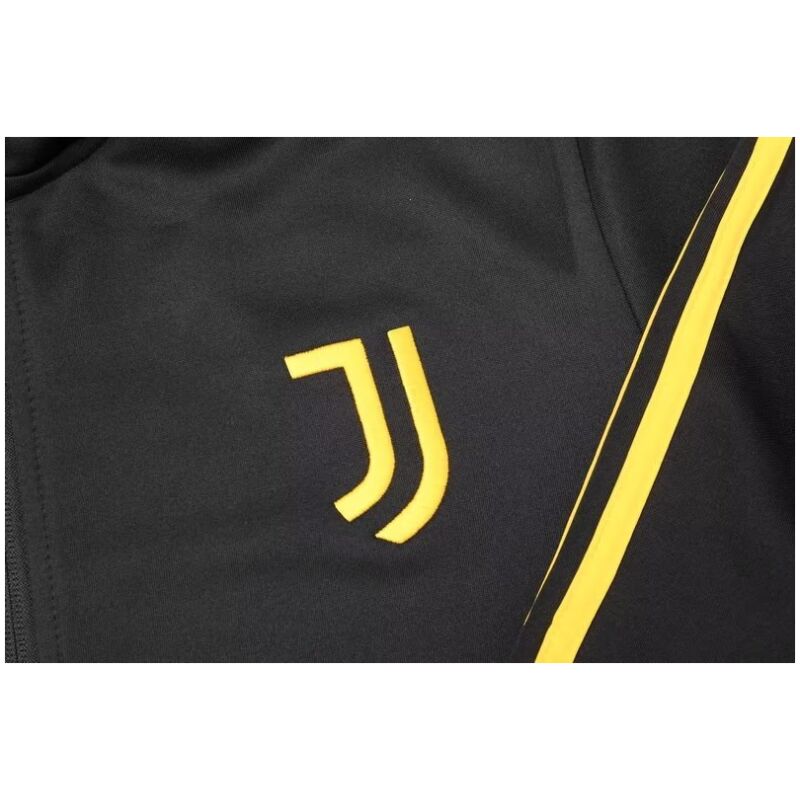 Mens Juventus Jacket + Pants Training Suit Black II 2023/24