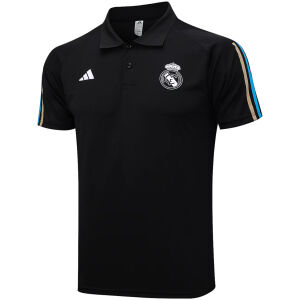 Real Madrid Poloshirt für Herren, Schwarz, 2023/24