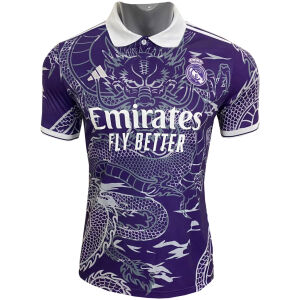 Herren Real Madrid Sonderausgabe lila Drachen Jersey 2023/24