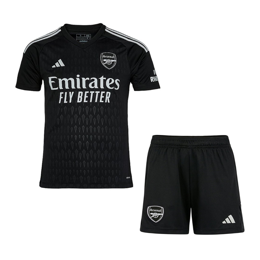 Kids Arsenal Goalkeeper Black Jersey 2023/24
