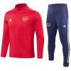 Mens Arsenal Jacket + Pants Training Suit Red 2023/24