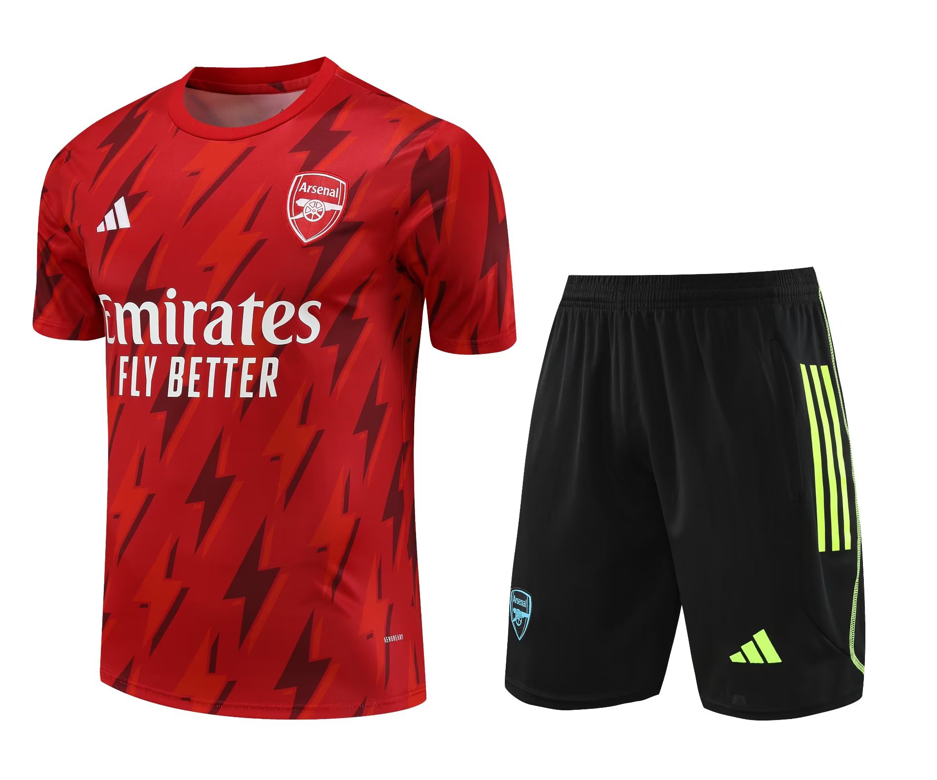 Mens Arsenal Short Training Suit Red 2023/24