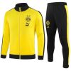 Mens Borussia Dortmund Jacket + Pants Training Suit Yellow 2023/24