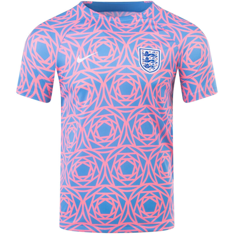 Mens England Short Training Jersey Pink 2023/24