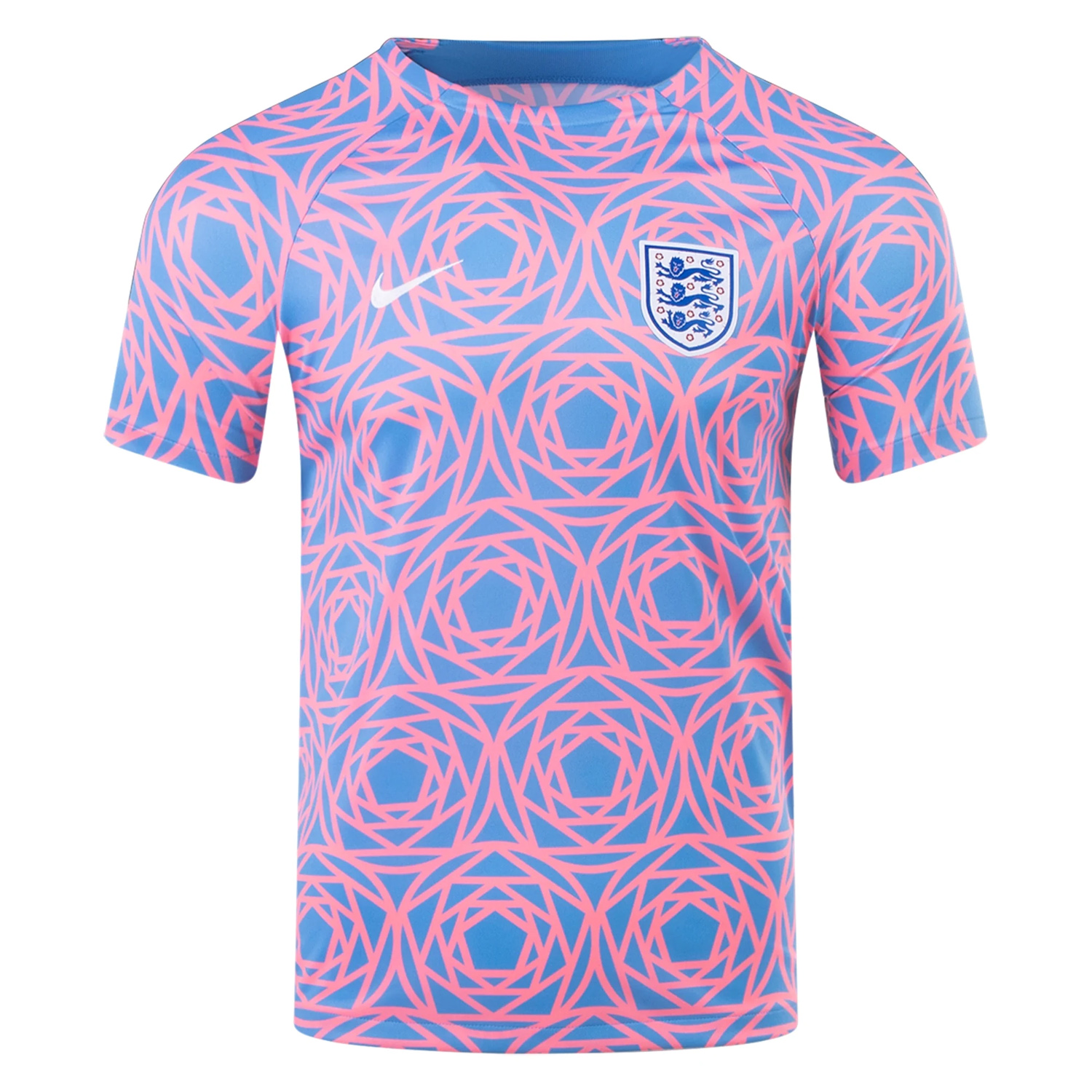 Mens England Short Training Jersey Pink 2023/24