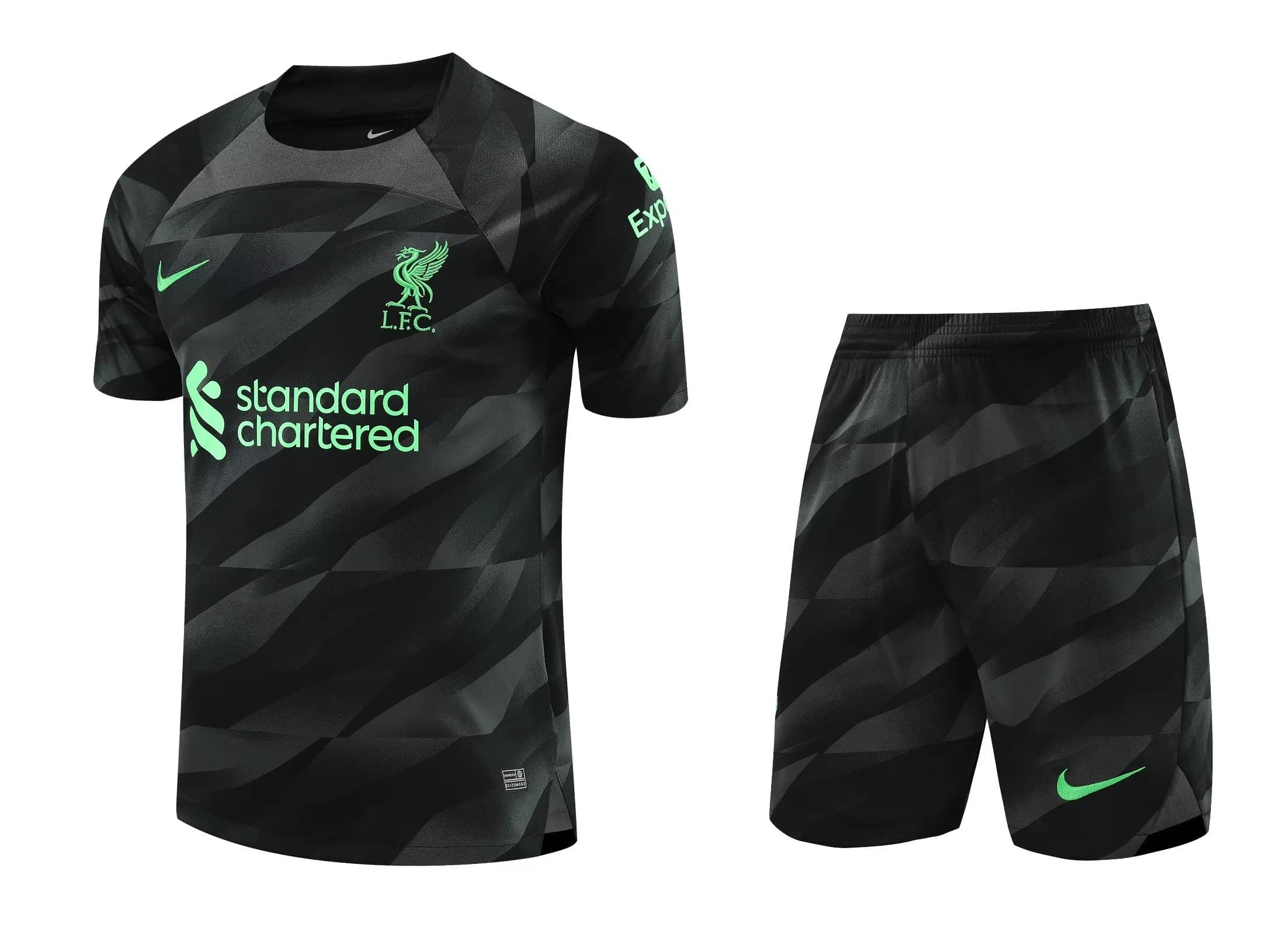 Mens Liverpool Goalkeeper Black Suit 2023/24