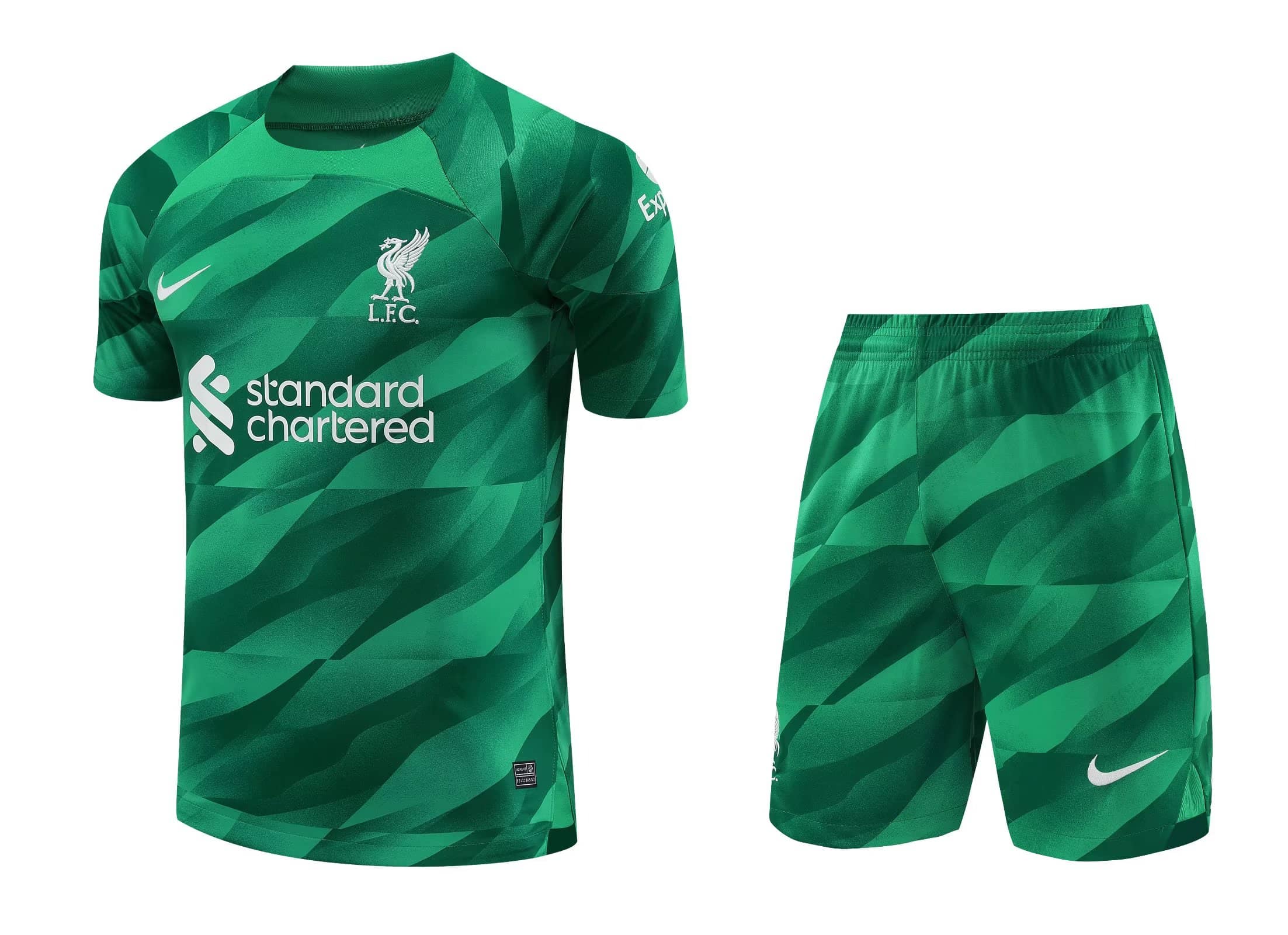 Mens Liverpool Goalkeeper Green Suit 2023/24