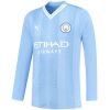 Mens Manchester City Home Jersey Long Sleeve 2023/24