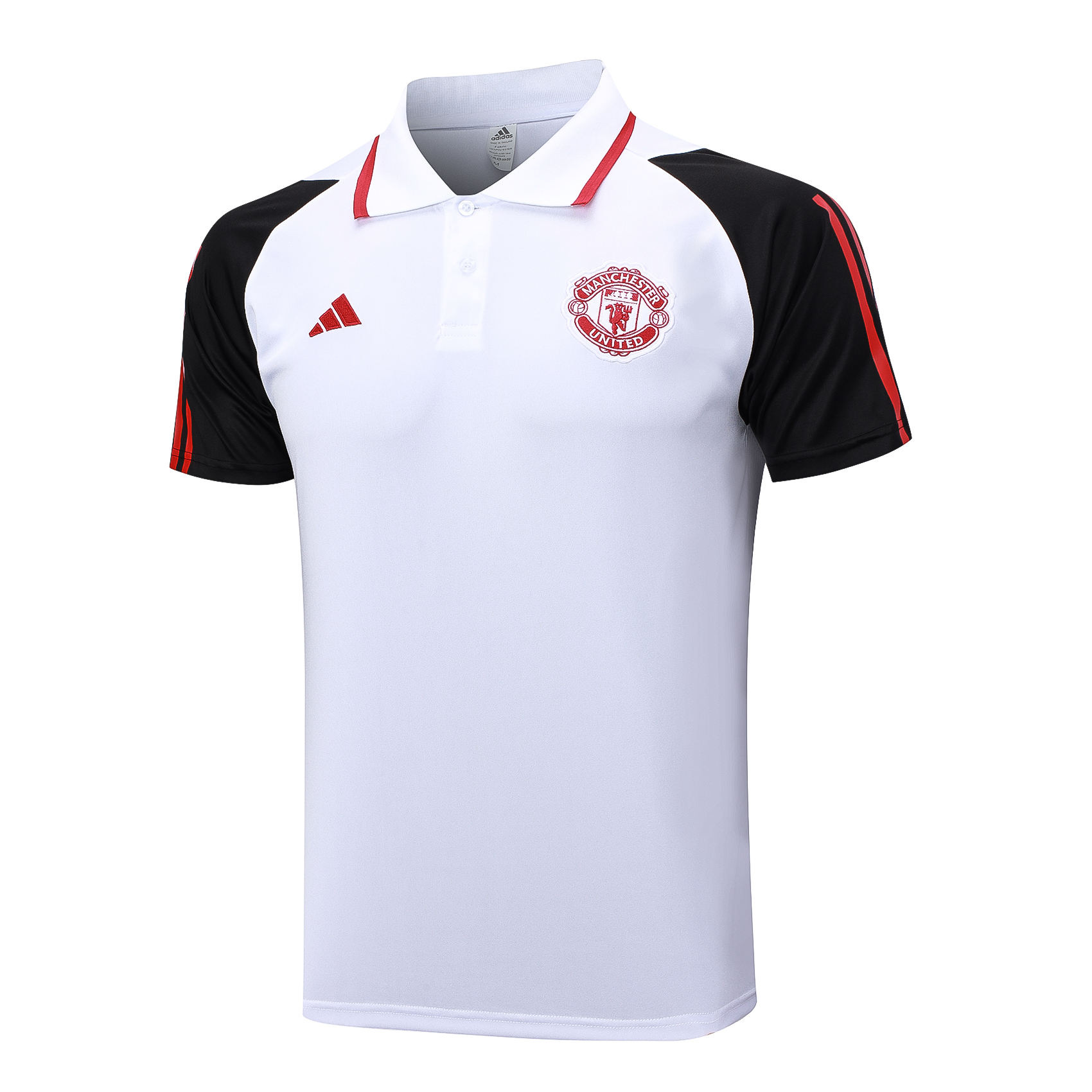 Mens Manchester United Polo Shirt White 2023/24