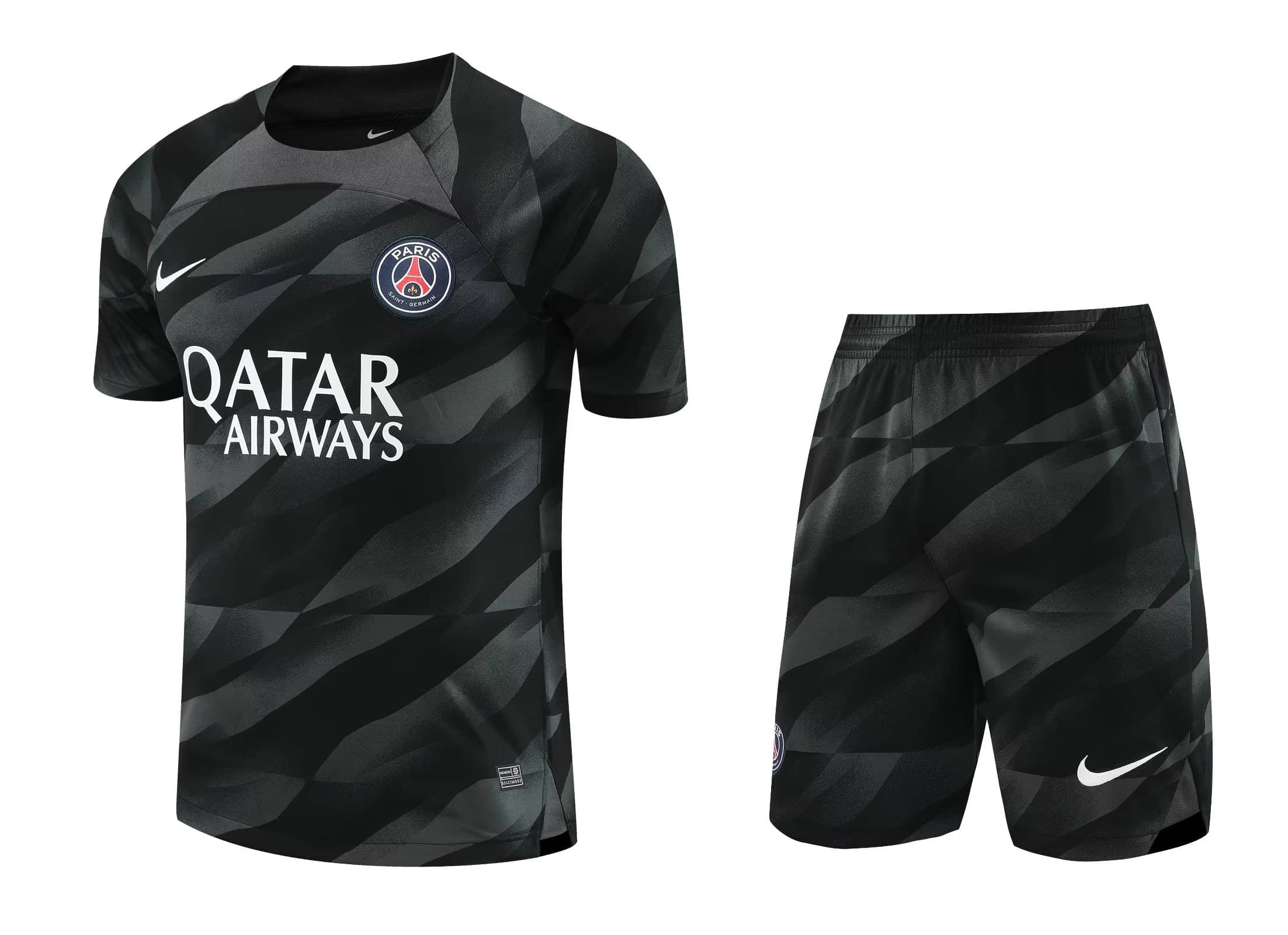 Mens PSG Goalkeeper Black Suit 2023/24