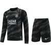 Mens PSG Goalkeeper Black Suit Long Sleeve 2023/24