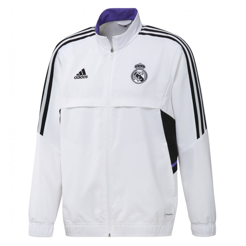 Mens Real Madrid All Weather Windrunner Jacket White 2023/24