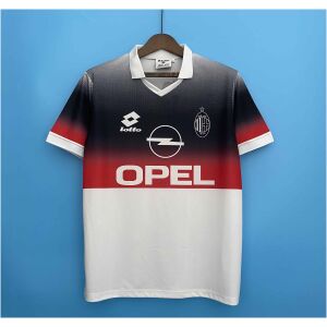 Retro AC Milan away White soccer jersey 1996/97