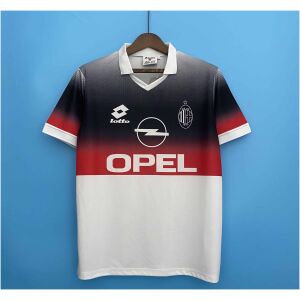 Retro AC Milan away White soccer jersey 1996/97