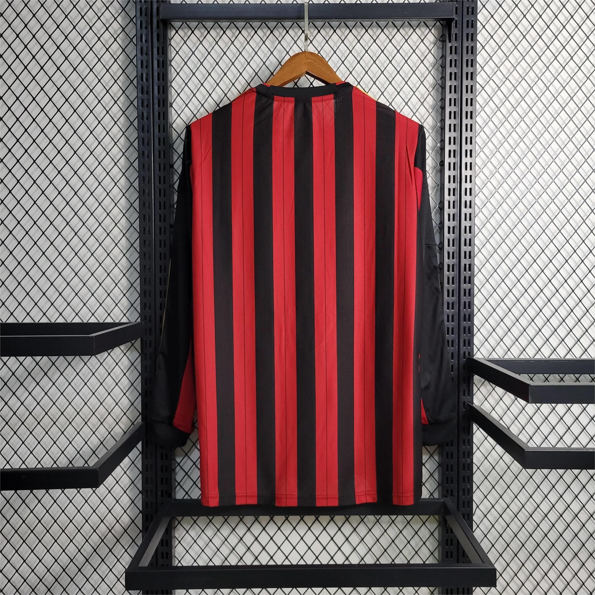 Retro Long Sleeve AC Milan Retro soccer jersey 2013/14