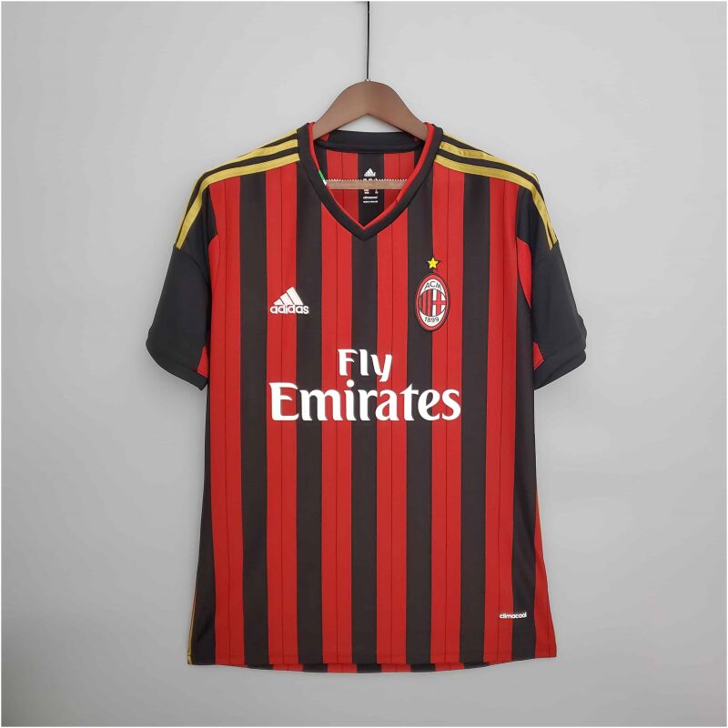 Retro AC milan home soccer jersey 2013/14