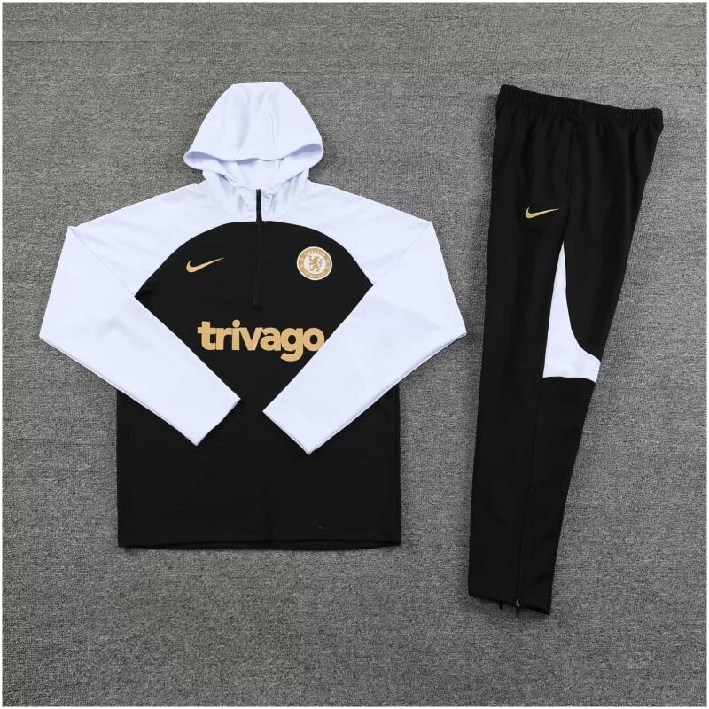 Mens Chelsea Hoodie Training Suit 2023/24