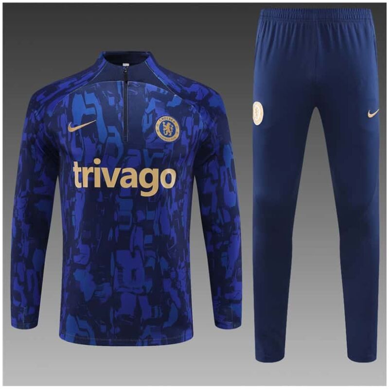 Mens Chelsea Long Sleeve Training Suit 2023/24