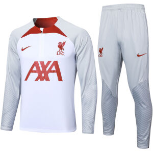 Mens Liverpool Training Suit White 2023/24
